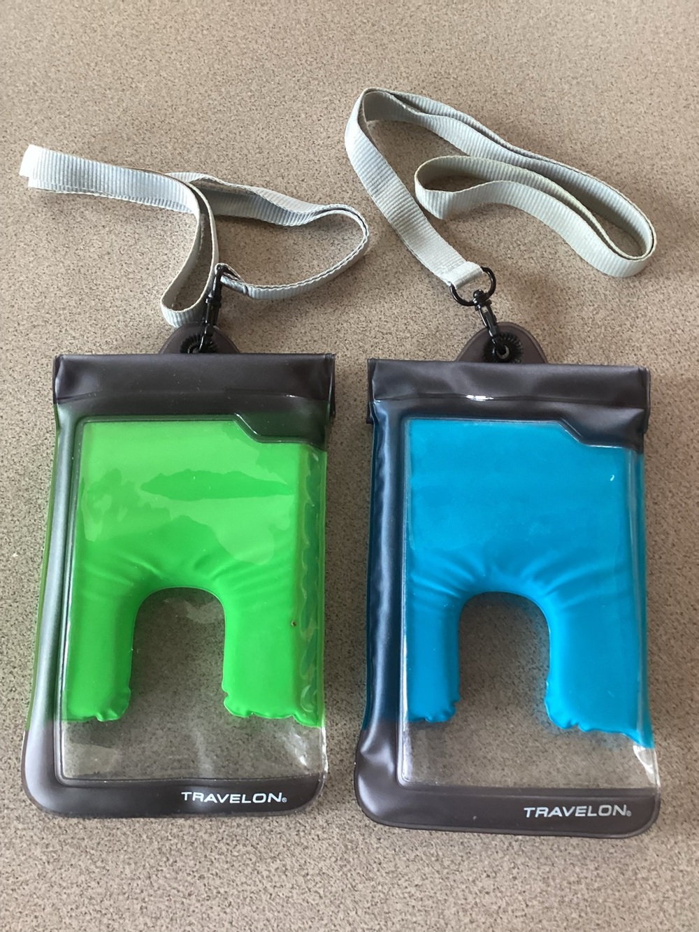 2 Travelon Floating Waterproof Smart Phone/Digital Camera Pouches